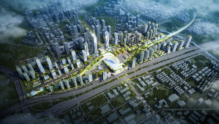日建设计中标中国最大规模级别交通枢纽——深圳西丽综合交通枢纽 日建设计中标中国最大规模级别交通枢纽——深圳西丽综合交通枢纽