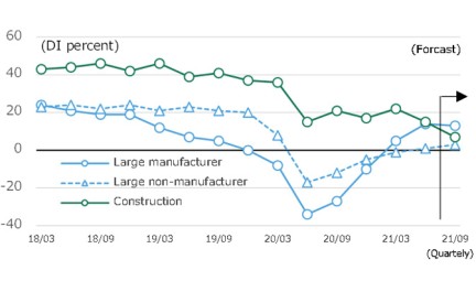 Fig.4 Change in DI (Diffusion Index) for business conditions