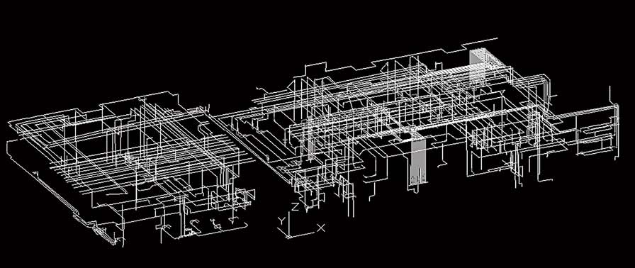 Conversion from stereoscopic imaging data to pipe centerline data