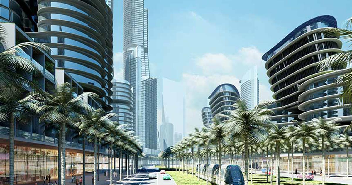 Jumeirah Gardens Technoprenour City master plan