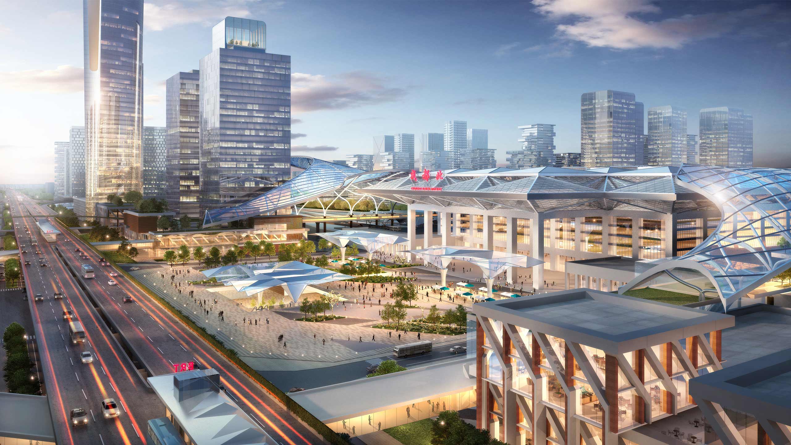 Chengdu North Station CBD | Urban Design / Master Plan | Projects