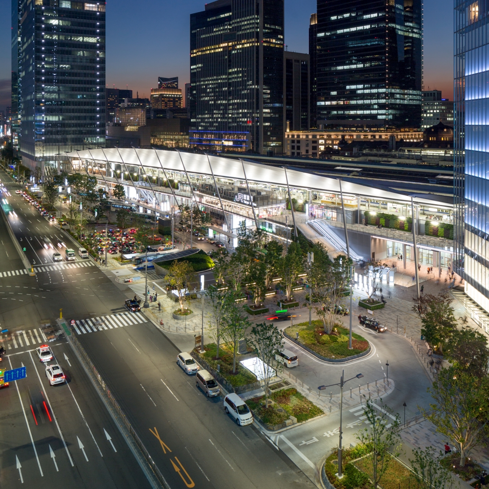 東京駅八重洲口開発 グランルーフ グラントウキョウ ノースタワー 複合開発 Tod Projects Nikken Sekkei Ltd